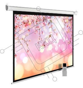 Экран Cactus 220x220см MotoExpert CS-PSME-220x220-WT 1:1 настенно-потолочный рулонный белый (моторизованный привод)
