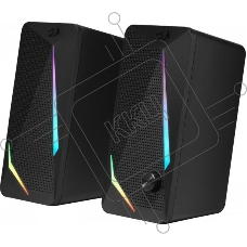 Акустическая 2.0 система DEFENDER Waltz black USB + 3.5 jack, RGB, 6 Вт. (78144)
