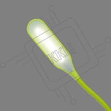 Светильник настольный Click 4Вт, LED, 4000К, диммируемый 3 ступени, заряжаемый, на прищепке, зеленый REXANT