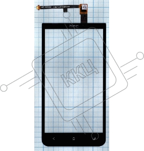 Сенсорное стекло (тачскрин) для HTC One XC X720d, черное