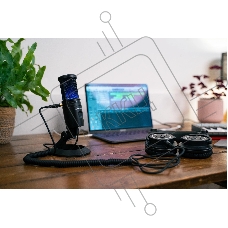 Микрофон проводной Audio-Technica AT2020USBX 2.0м черный