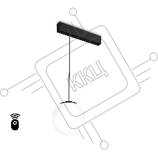 Управляемый светодиодный светильник для шинопровода Magnetic Ambrella light GL1442 BK/FR черный/белый матовый IP20 10W 3000K-6400K 220V 120° D120 H1500 (Без ПДУ)