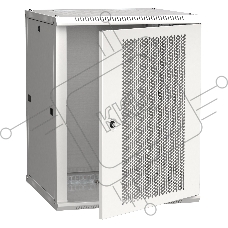 Шкаф ITK LWR3-12U66-PF  LINEA W 12U 600x600 мм дверь перфорированная, RAL7035