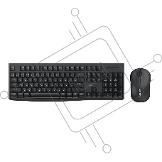 Комплект беспроводной Dareu MK188G Black (черный), клавиатура LK185G (мембранная, 104кл, EN/RU) + мышь LM106G (DPI 1200), ресивер  2,4GHz