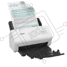 Документ-сканер Brother ADS-4300N, A4, 40 стр/мин, цветной, 1200 dpi, Duplex, ADF80, USB 3.0, LAN, Scan to Net, Ex.ADS-2400N