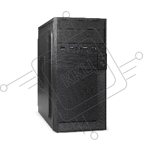 Корпус Minitower ExeGate EX291148RUS BAA-105U2-01-AA500 (mATX, БП AA500 с вент. 8см, 2*USB+2*USB3.0, аудио, черный)