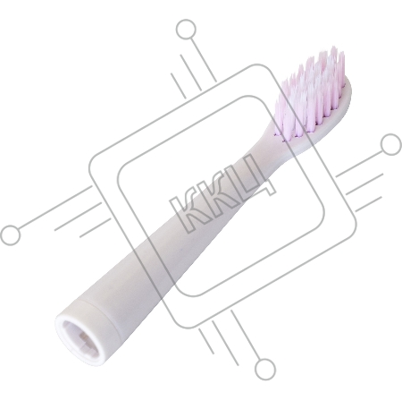 Сменные насадки к зубной электрической щетке GALAXY LINE GL4990, белый, мягкая жесткость щетины, 2 сменных насадки-щетки, 2 защитных колпачка