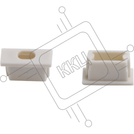 Заглушки для врезного профиля светодиодной ленты (2 заглушки в пакете)