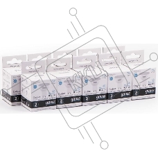 Лампа светодиодная Gauss Elementary MR16 7Вт цок.:GU10 спот 220B 4100K св.свеч.бел.нейт. MR16 (упак.:10шт) (13627)