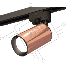 Светильник Ambrella light XT6326010 PPG/SBK золото розовое полированное/черный песок MR16 GU5.3 (A2521, C6326, N6102)