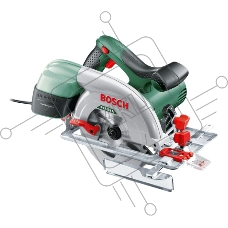 Дисковая пила Bosch PKS 55 А, 1200 Вт зеленый/черный