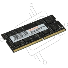 Оперативная память Qumo, DDR4, 16GB (1x16 GB), 2400 MHz, CL16, SO-DIMM, черный