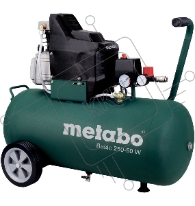 Компрессоры Metabo 250-50 W 601534000 Компрессор { масл.1.5кВт,50л, вес 32.5 кг }