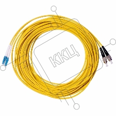Патч-корд оптический переходной (SM), 9/125 (OS2), LC/UPC-FC/UPC, (Duplex), LSZH, 15м