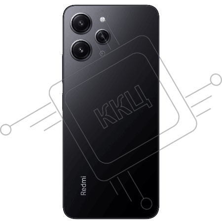 Смартфон Xiaomi Redmi 12 4/128Gb Midnight black MZB0EBXRU (47977)