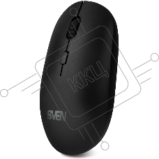 Мышь беспроводная SVEN RX-222W черный, 1800 dpi, радиоканал, Bluetooth, USB, кнопки - 4