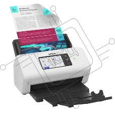 Документ-сканер Brother ADS-4700W, 40 стр/мин, цветной, 1200 dpi, Duplex, ADF80, Wi-Fi, USB 3.0,Touch Screen 10,9 см, Scan to Net, Ex.ADS-2800W