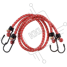 Крепежный резиновый шнур со стальными крюками 2 шт, 100 см, 7 мм STAYER MASTER 40505-100_z01
