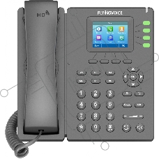 Телефон IP Flyingvoice P21P серый (упак.:1шт)