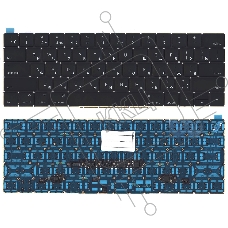 Клавиатура для ноутбука MacBook Pro 13 15 Retina A1706 черная с подсветкой плоский Enter