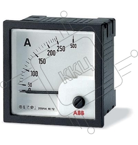 Амперметр переменного тока AMT трансф. вкл. без шкалы AMT1-A5/72