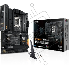 Материнская плата ASUS TUF GAMING B760-PLUS WIFI, LGA1700, Intel B760, 4xDDR5, 4xSATA, 3xM.2, 1xPCIe 5.0 x16, DisplayPort, HDMI, 1x2.5Gb LAN, USB Type-C, 5x3.5 мм, 7.1, ATX