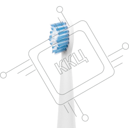 Сменные насадки к зубной электрической щетке GALAXY LINE GL4990, белый, средняя жесткость щетины, 2 сменных насадки-щетки, 2 защитных колпачка
