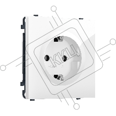 MS106010 Комплект механизма электрической розетки SIGMA Белый глянец 50Hz 2P+E с/з 16A-250V QUANT PRO (SP1060, PR141)