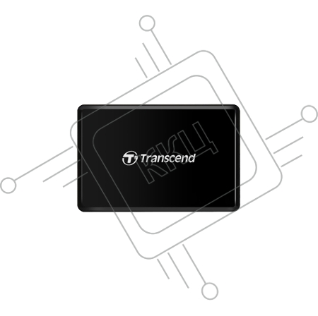 Считыватель карты памяти Transcend USB 3.0 Transcend All-in-1 Multi Card Reader, Black