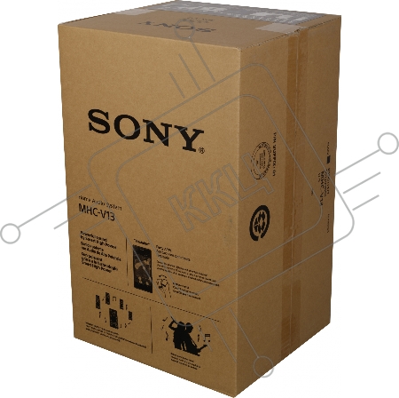 Минисистема Sony MHC-V13 черный CD CDRW FM USB BT