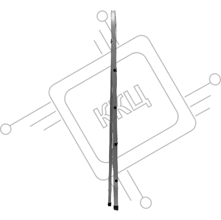 Стремянка стальная, 4 ступени с полимерным покрытием, Россия// Сибртех