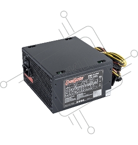 Блок питания 500W Exegate XP500, ATX, black, 12cm fan, 24+4pin, (6+2)pin PCI-E, 3*SATA, 1*FDD, 2*IDE