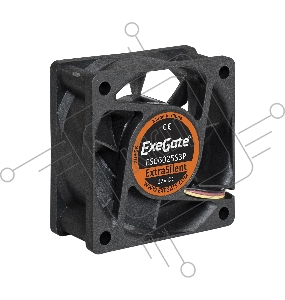 Вентилятор ExeGate ExtraSilent ES06025S3P, 60x60x25 мм, подшипник скольжения, 3pin, 2500RPM, 22dBA