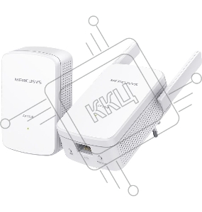 Комплект гигабитных Wi-Fi адаптеров Mercusys Powerline AV1000 Powerline kit with 300Mbps Wi-Fi, plug and play, up to 300 meters over an existing electrical circuit, the kit includes a MP510 and a MP500.
