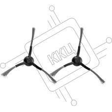 Боковая щетка для робота-пылесоса Viomi Alpha 2pro/V5 pro (Черный, 2 шт.)