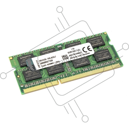 Модуль памяти Kingston SODIMM DDR3 4GB 1600 MHz 1.5V 204PIN PC3-12800