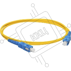 Патч-корд LANMASTER LAN-SC-SC/SU-2.0 1x9/125 OS2 SC-SC 2м LSZH желтый