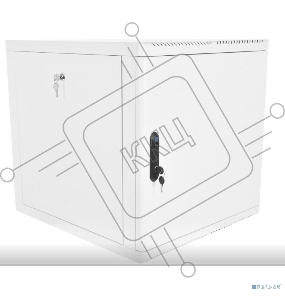 Шкаф телеком. настенный разборный 15U (600х650), съемные стенки, дверь металл (ШРН-М-15.650.1)