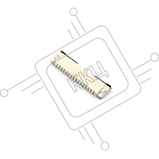 Разъем FPC Flip-Lock 1010-16RLGF 16 pin высота 1мм шаг 1мм