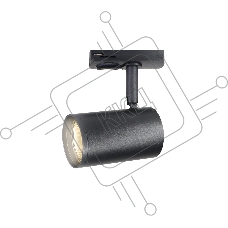 Трековый однофазный светильник со сменной лампой Ambrella light GL5129 BK черный GU10 max 12W