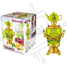 Электросамовар ЭЛИС ЭЛ-4023 (Мощность 2200Вт, емкость, 4.0л, корпус из нерж. стали, съемный шнур, полированное покрытие корпуса, функция поддержания температурного режима, индикатор работы, дисковый нагреват. элемент, керамический заварной чайник 1.0л)