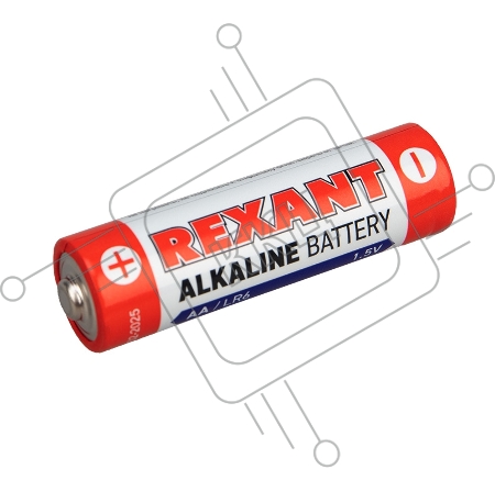 Алкалиновая батарейка AA/LR6  REXANT
