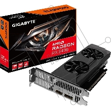 Видеокарта Gigabyte PCI-E 4.0 GV-R64D6-4GL AMD Radeon RX 6400 4096Mb 64 GDDR6 2039/16000 HDMIx1 DPx1 HDCP Ret low profile
