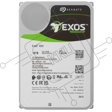 Жесткий диск HDD Seagate Exos X24 16Tb 7200rpm SATA 512Mb 3.5