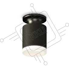 Светильник Ambrella Light XS6302110 SBK/PBK/FR черный песок/черный полированный/белый матовый MR16 GU5.3 (N6902, C6302, N6245)