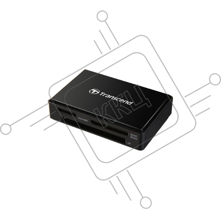 Считыватель карты памяти Transcend USB 3.0 Transcend All-in-1 Multi Card Reader, Black