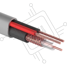 Кабель КВК-В-2+2x0,75 мм² (Cu/CCA) (96) белый (бухта 200 м) PROconnect