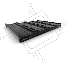 Полка стационарная Hyperline TSH3H-650-RAL9004 1U нагр.:100кг. 19