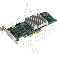 Контроллер Supermicro AOC-S3908L-H8IR-16DD-O 8 int 12Gb/s ports, x8 Gen4, ROC - LP, 16 HDDw/ exp,RoHS