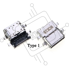 Разъем USB TYPE-C для ноутбука Lenovo ThinkPad E480 E485 E580 E585 R480 E590 VER-1 (9CK15)